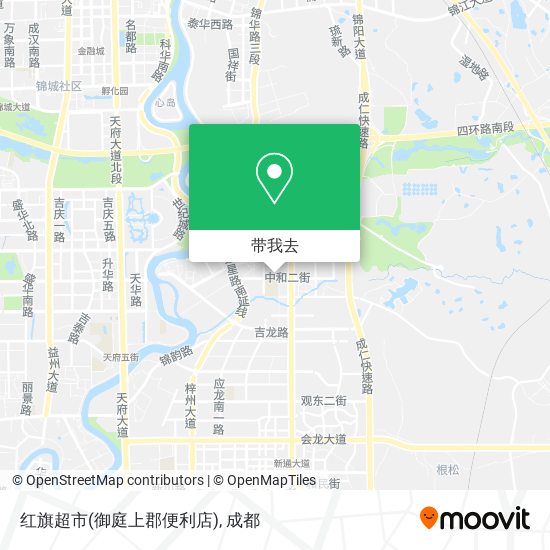 红旗超市(御庭上郡便利店)地图