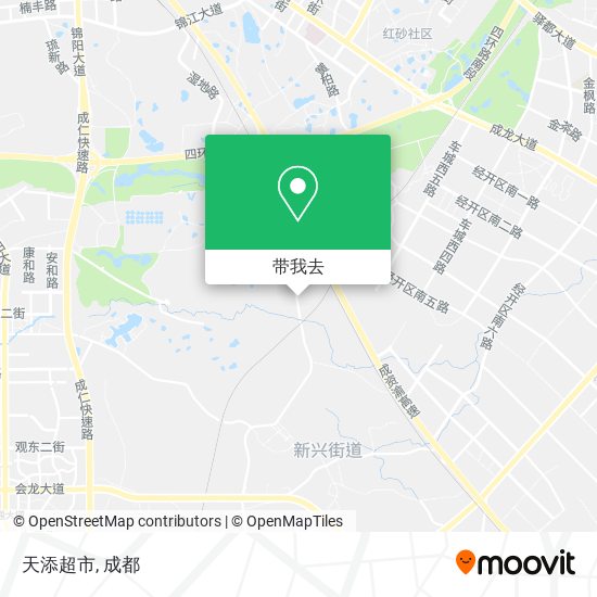 天添超市地图