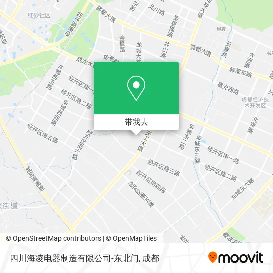 四川海凌电器制造有限公司-东北门地图