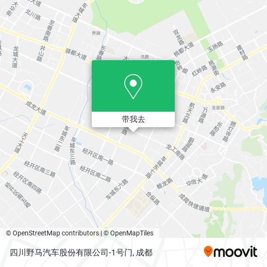 四川野马汽车股份有限公司-1号门地图