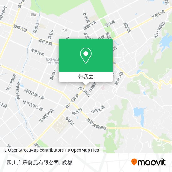 四川广乐食品有限公司地图