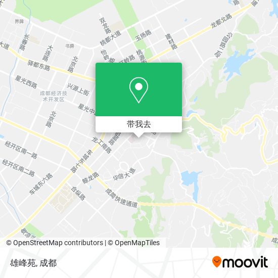 雄峰苑地图