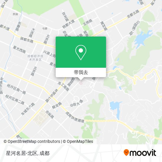 星河名居-北区地图