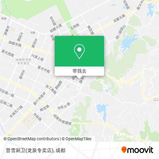 普雪厨卫(龙泉专卖店)地图