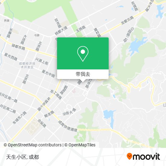 天生小区地图