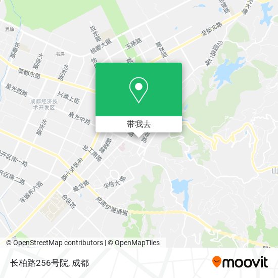 长柏路256号院地图