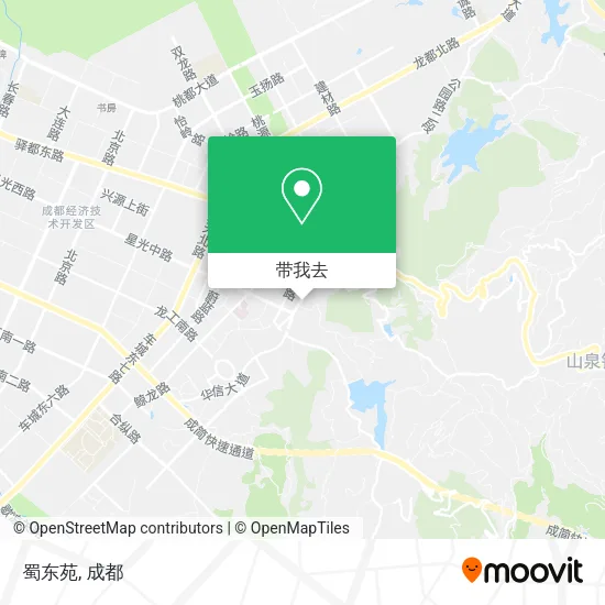蜀东苑地图