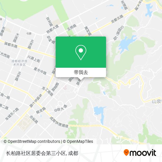 长柏路社区居委会第三小区地图