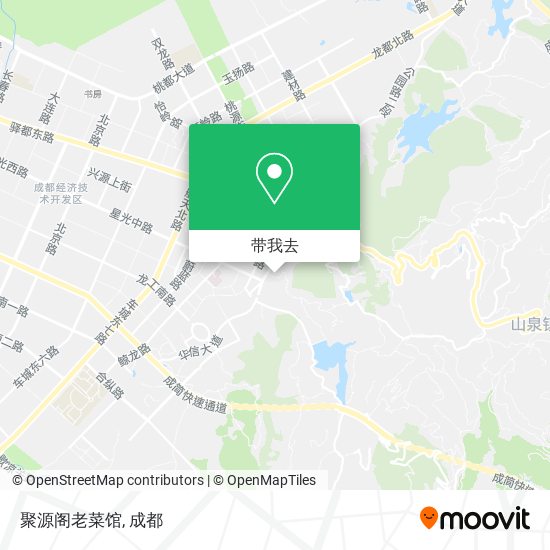 聚源阁老菜馆地图
