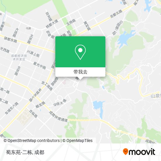 蜀东苑-二栋地图