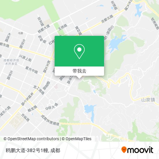 鸥鹏大道-382号1幢地图