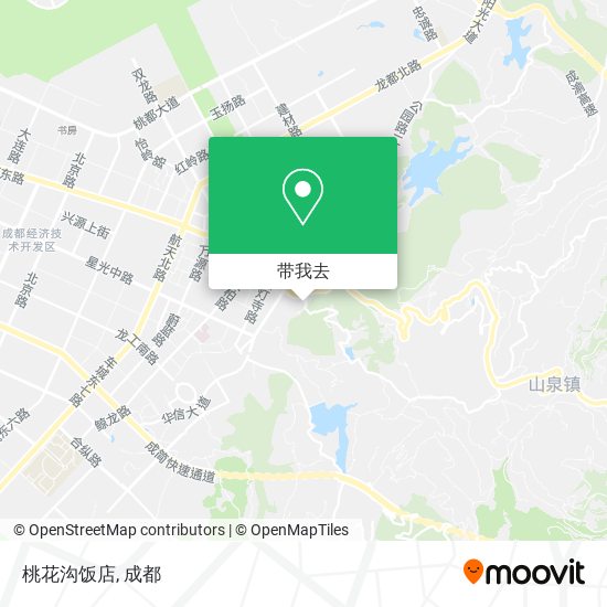 桃花沟饭店地图