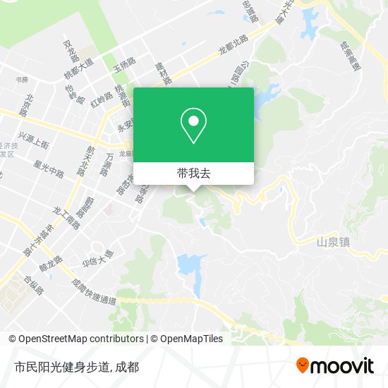市民阳光健身步道地图