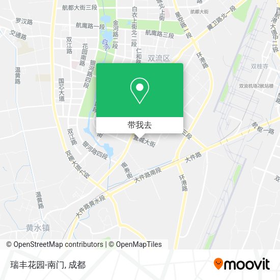瑞丰花园-南门地图