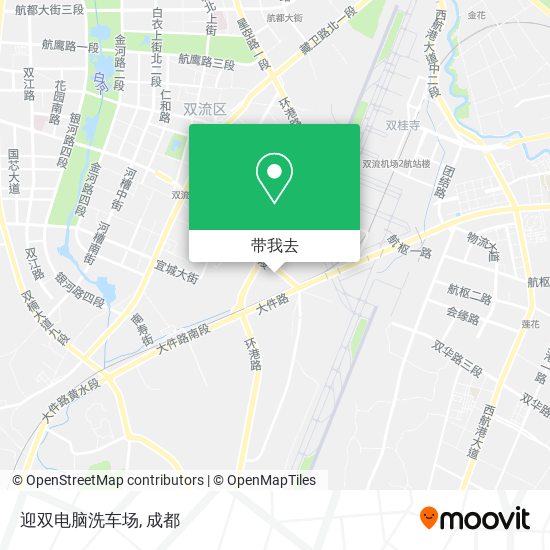 迎双电脑洗车场地图
