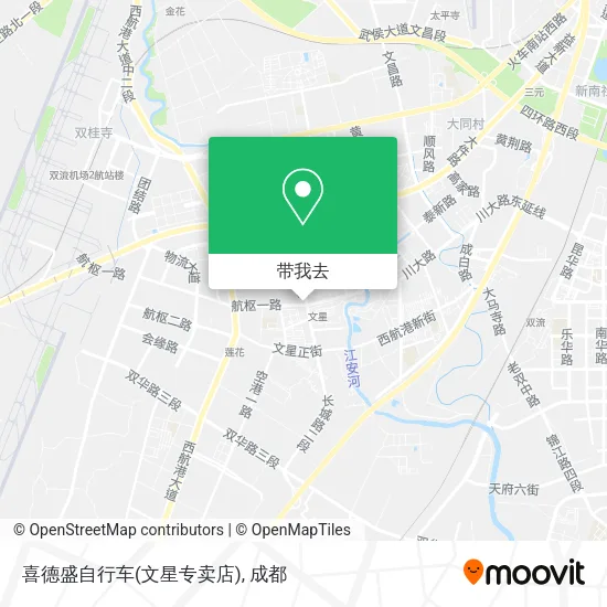 喜德盛自行车(文星专卖店)地图