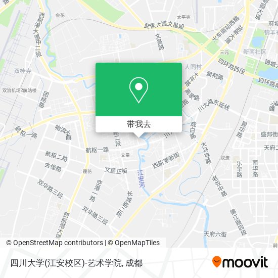 四川大学(江安校区)-艺术学院地图