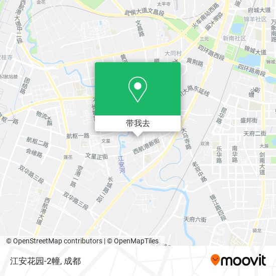 江安花园-2幢地图