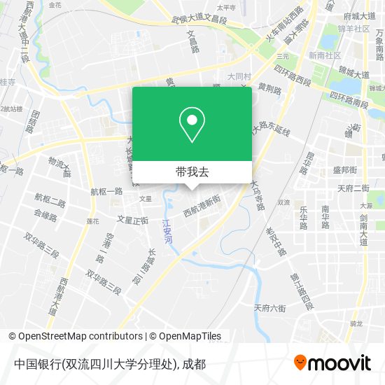 中国银行(双流四川大学分理处)地图