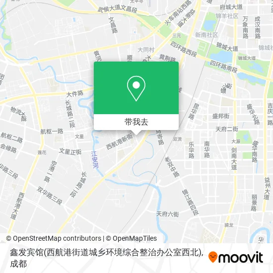 鑫发宾馆(西航港街道城乡环境综合整治办公室西北)地图
