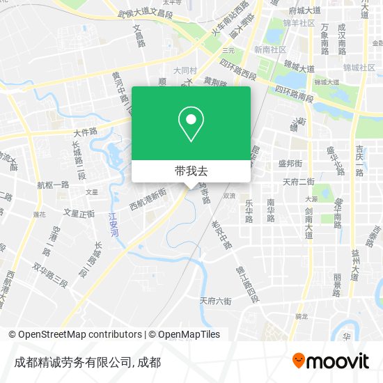 成都精诚劳务有限公司地图