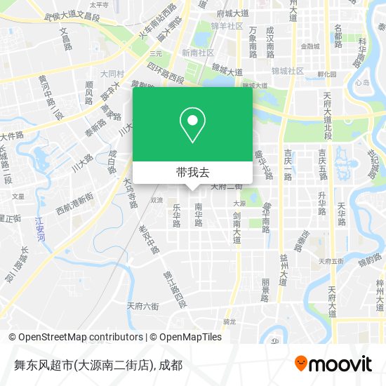 舞东风超市(大源南二街店)地图