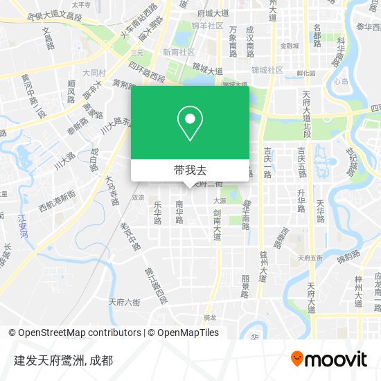 建发天府鹭洲地图
