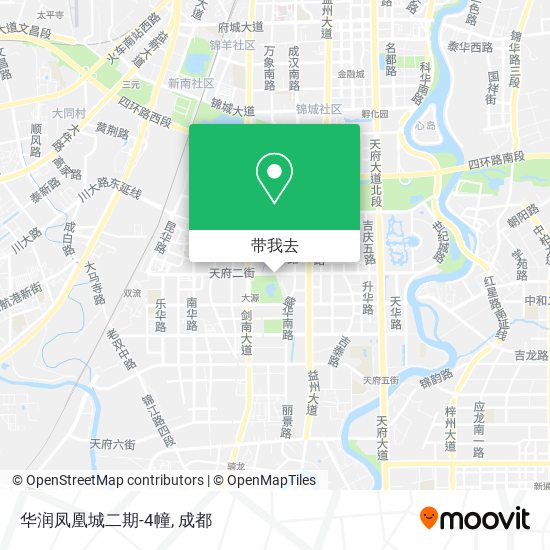 华润凤凰城二期-4幢地图