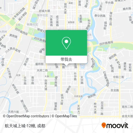 航天城上城-12幢地图
