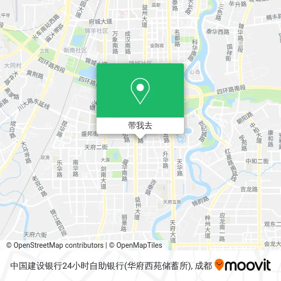 中国建设银行24小时自助银行(华府西苑储蓄所)地图