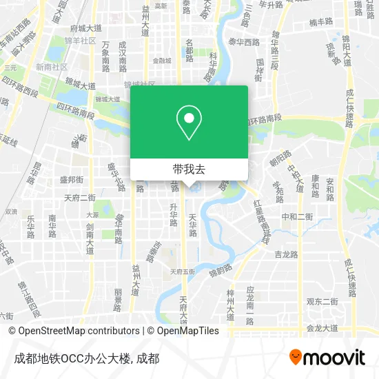 成都地铁OCC办公大楼地图