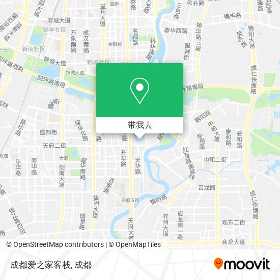 成都爱之家客栈地图