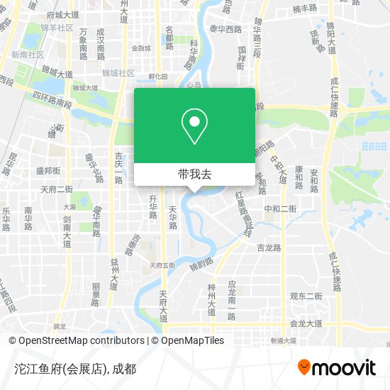 沱江鱼府(会展店)地图