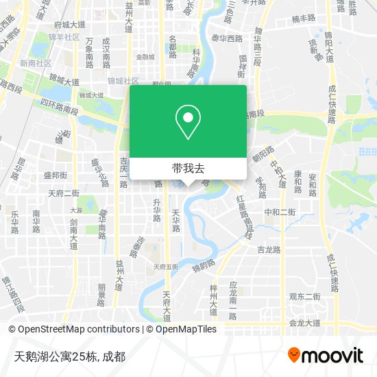 天鹅湖公寓25栋地图
