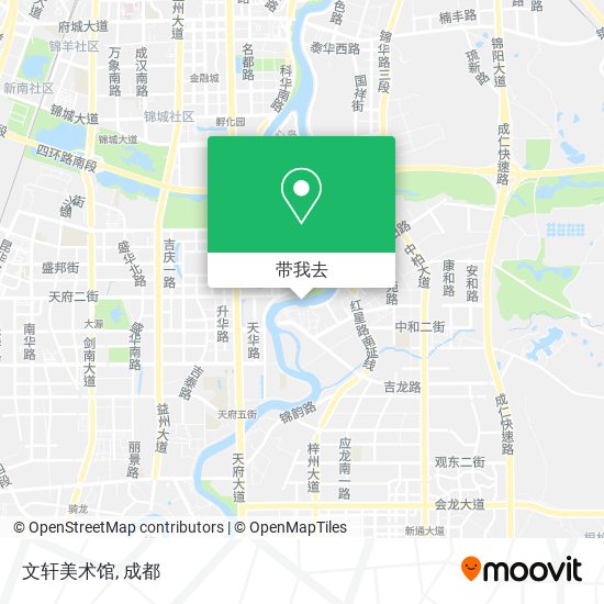 文轩美术馆地图