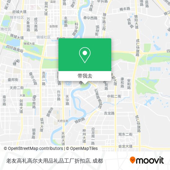 老友高礼高尔夫用品礼品工厂折扣店地图