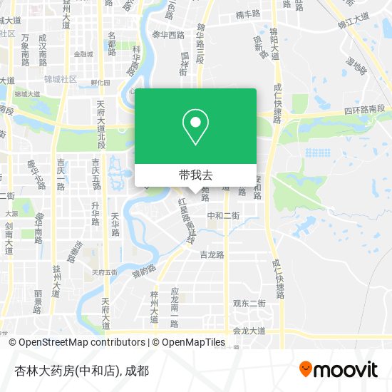 杏林大药房(中和店)地图