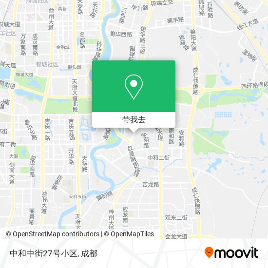 中和中街27号小区地图