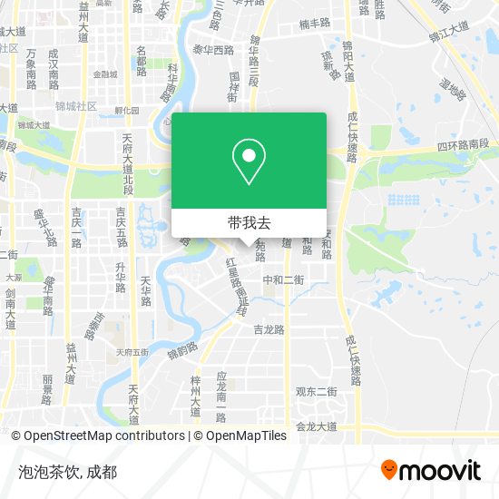 泡泡茶饮地图