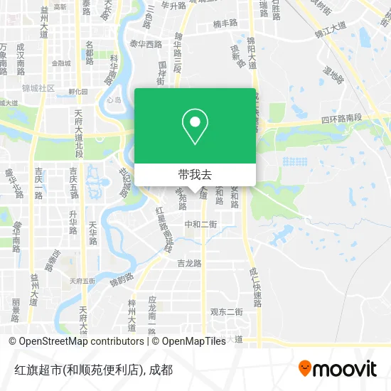红旗超市(和顺苑便利店)地图