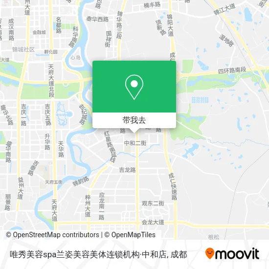 唯秀美容spa兰姿美容美体连锁机构·中和店地图