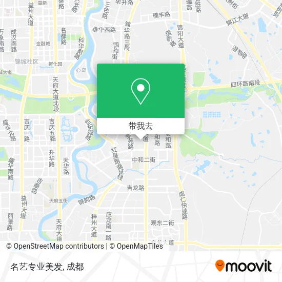 名艺专业美发地图