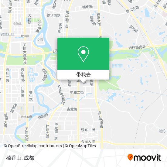 楠香山地图