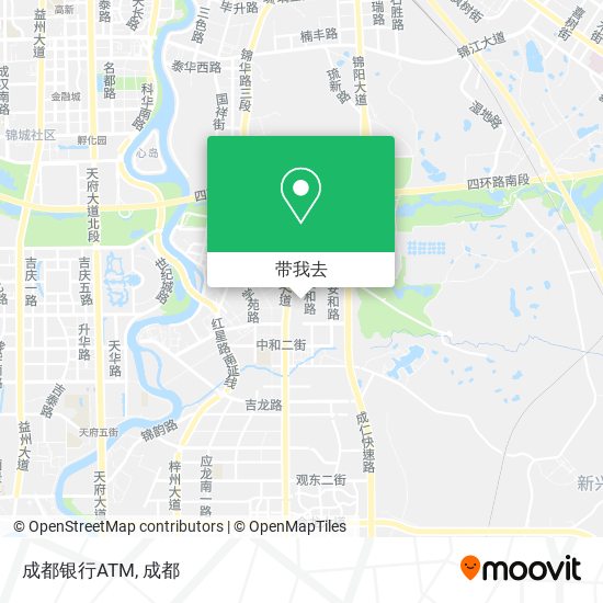 成都银行ATM地图