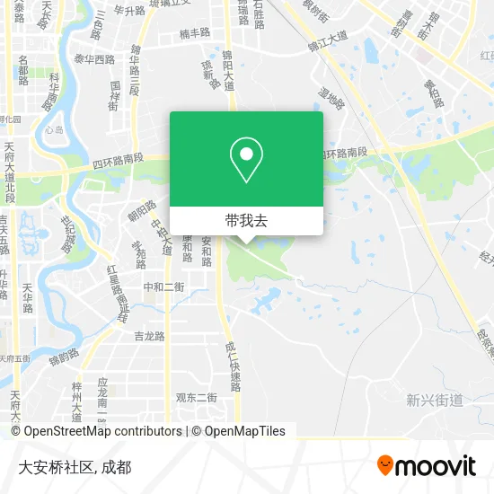 大安桥社区地图