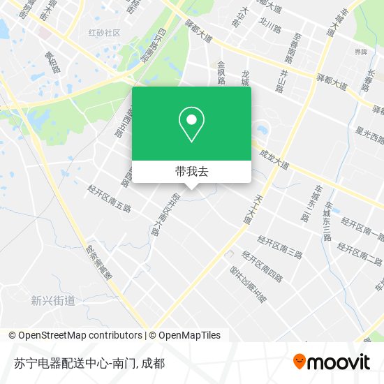 苏宁电器配送中心-南门地图