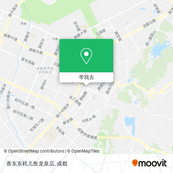 香东东耗儿鱼龙泉店地图
