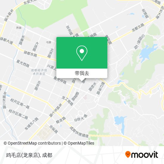 鸡毛店(龙泉店)地图