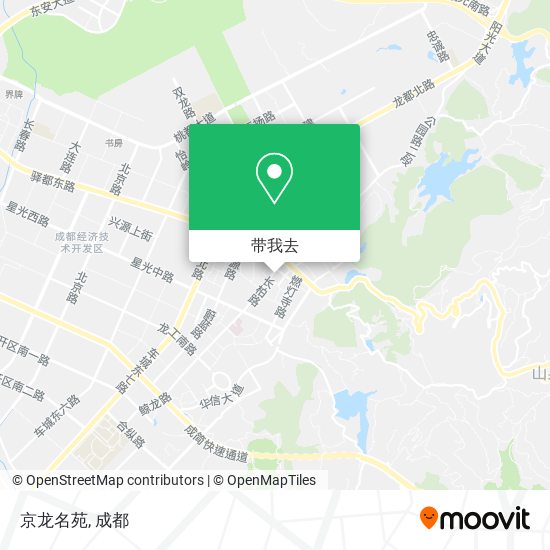 京龙名苑地图