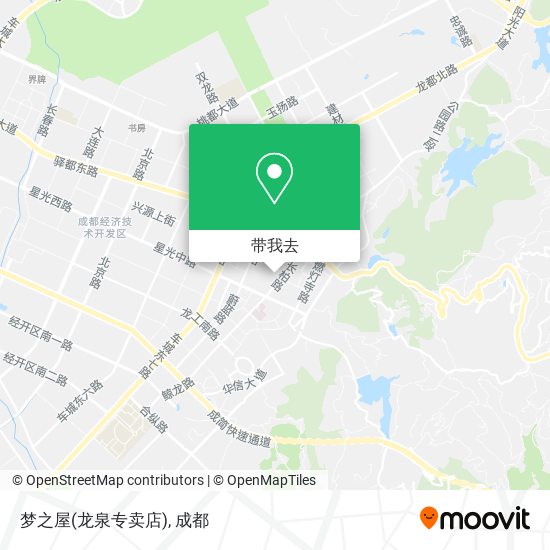 梦之屋(龙泉专卖店)地图